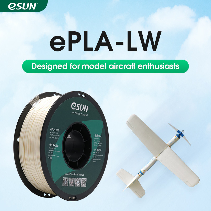 3D Printing Nylon - ESUN PLA-LW 3D Printer Filament 1.75mm