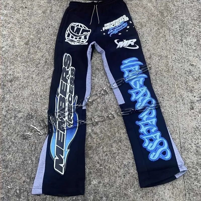 Y2k Flared Pants Hip Hop Men L - 3D Printing Nylon review and price