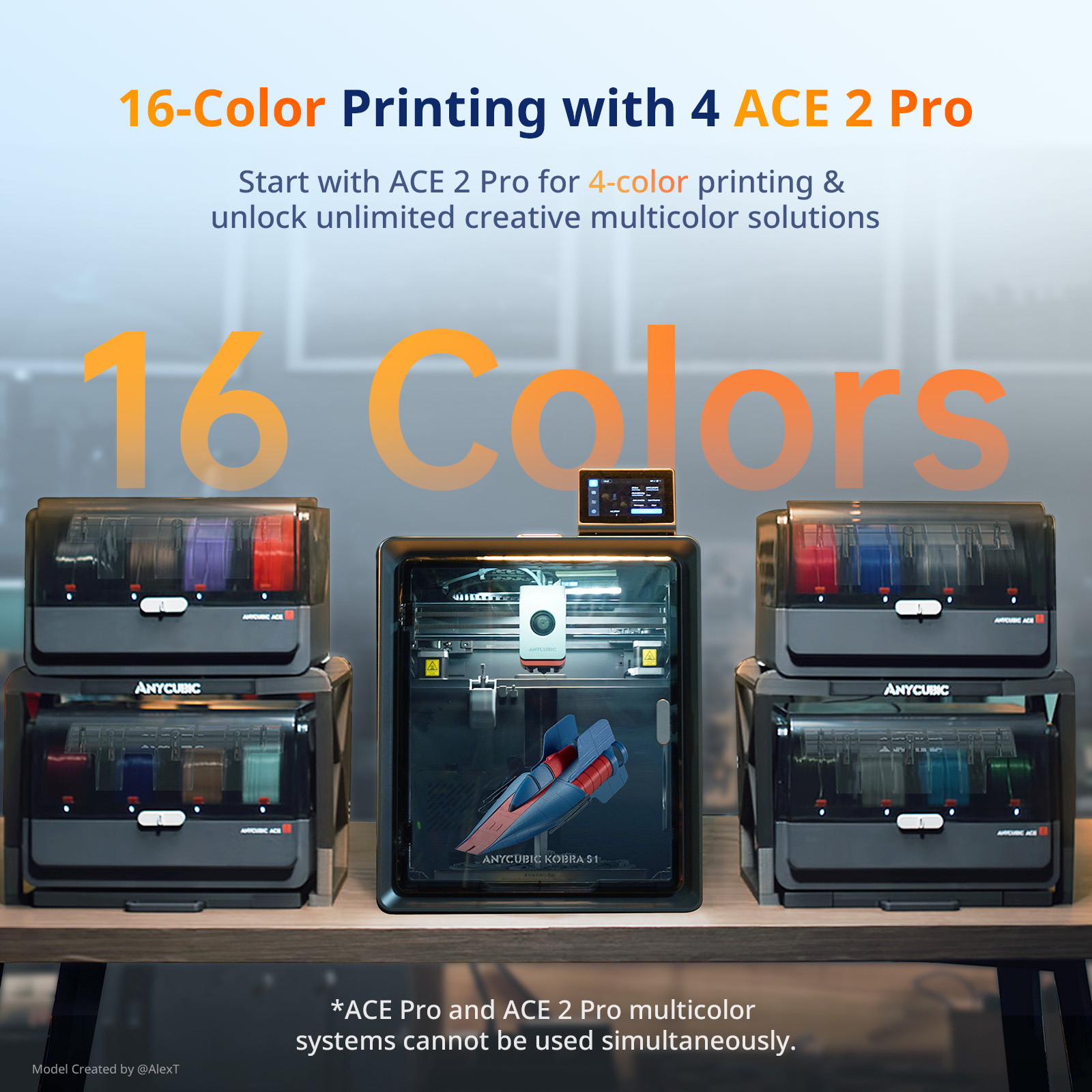 Anycubic Kobra S1 ACE 2 Pro Co - 3D Printing Online Service review and price