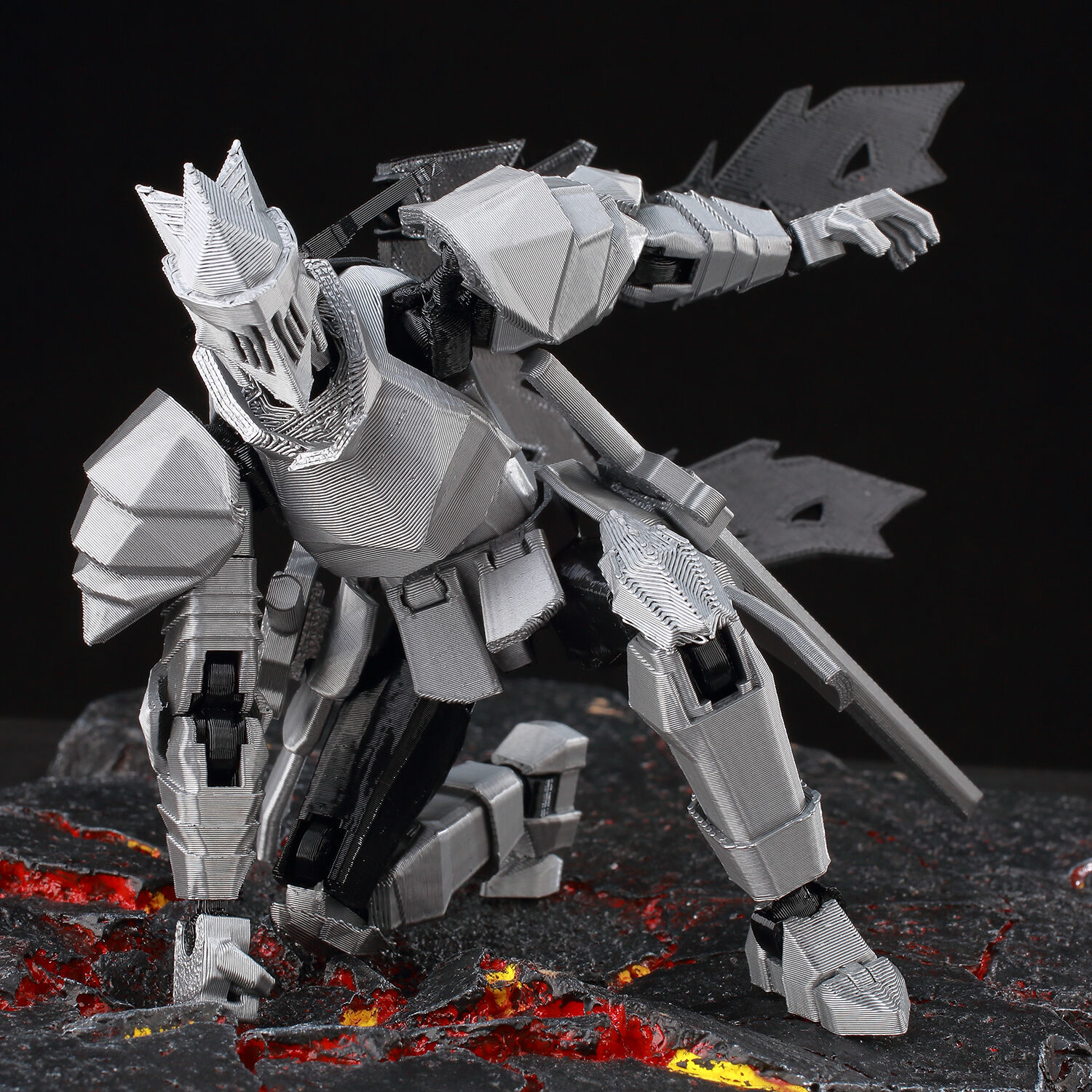 ​9L3D Lucky13 Silver Knight Ro - 3D Printing Online Service review and price