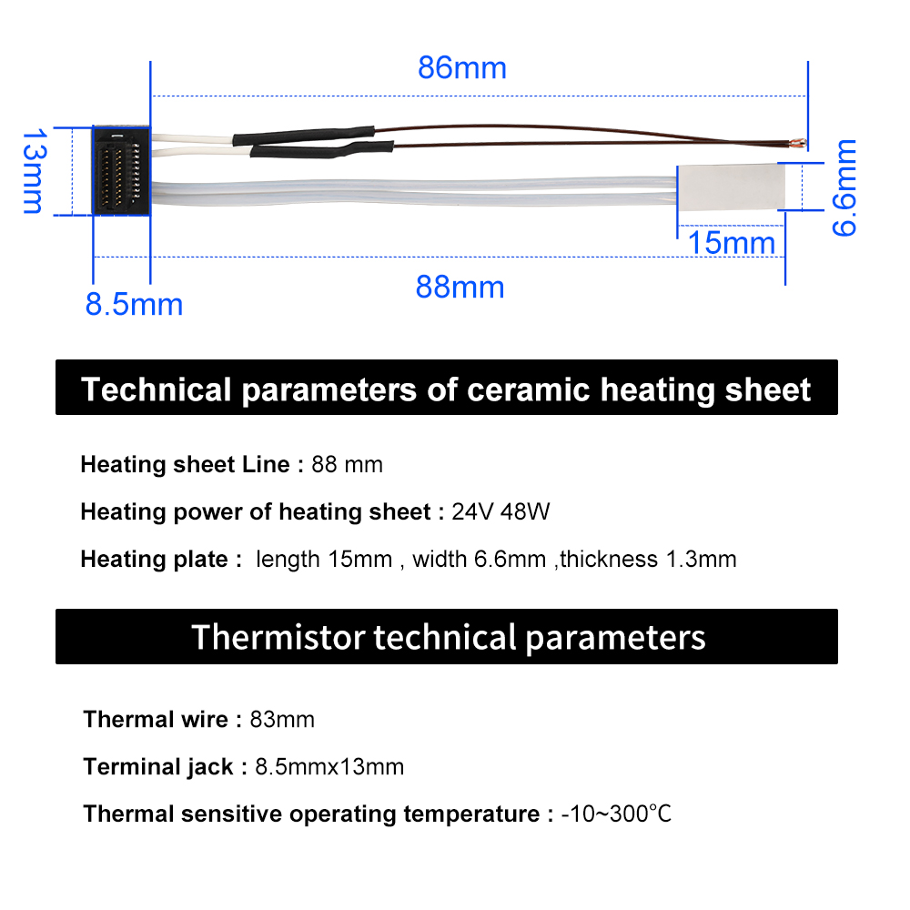 For Bambu Lab P1S P1P Thermist - 3D Printing Bambu Lab review and price