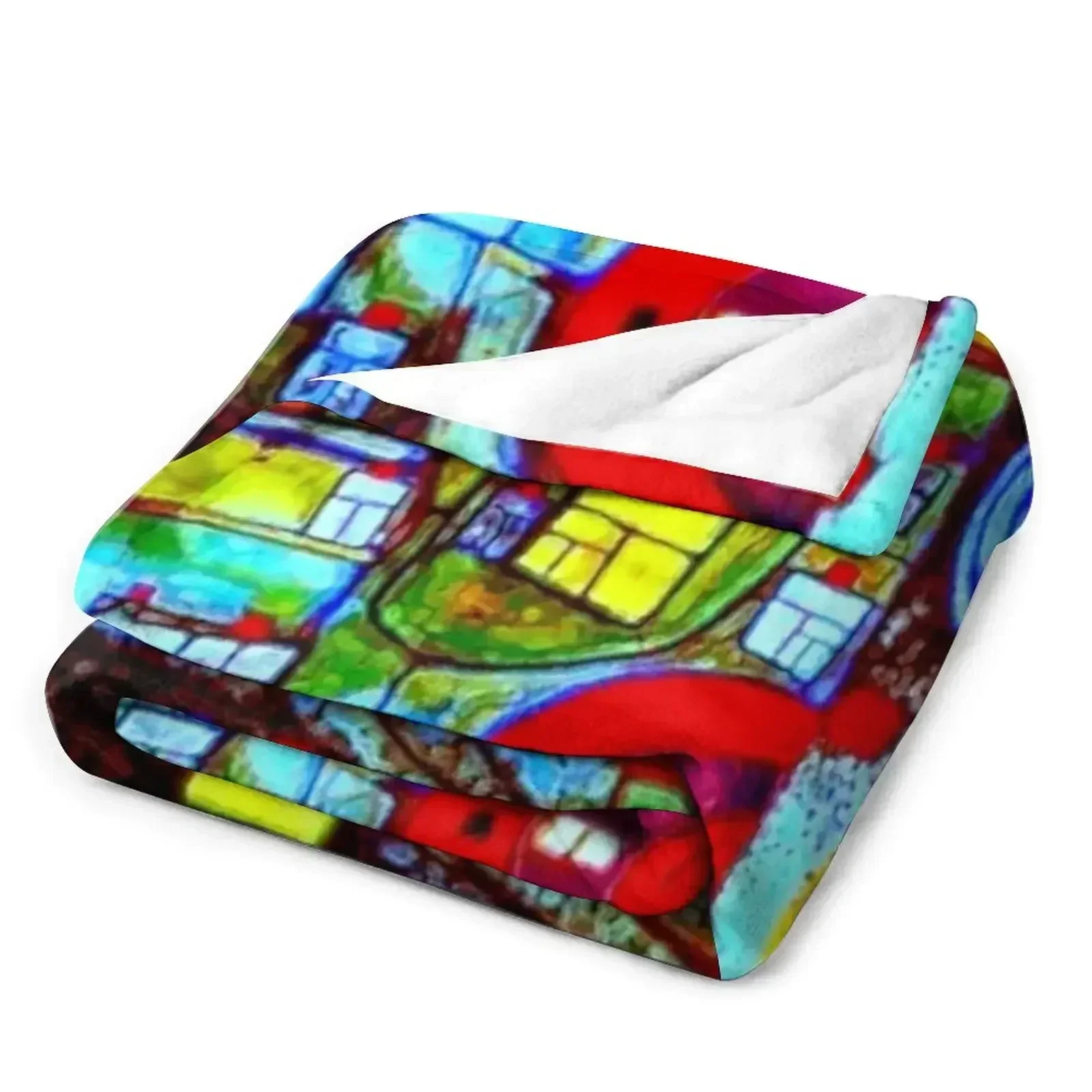 Qatar 813 neon Throw Blanket L - 3D Printing Qatar review and price
