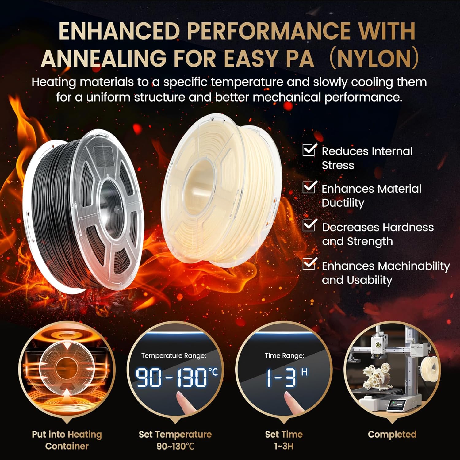 SUNLU 2KG Easy-to-Print Nylon  - 3D Printing Nylon review and price